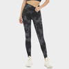Leggings de yoga para mujer, entrenamiento con teñido anudado, talla grande, ajustado, sin costuras, cintura alta, gimnasio, legging de secado rápido