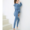 Conjuntos de yoga para mujer Trajes de entrenamiento de 4 piezas con cremallera Sujetadores sin costuras personalizados Leggings de yoga de gran tamaño de cintura alta