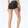 Pantalones cortos personalizados de cintura alta sin costuras para mujer con trasero Push Up Yoga Control de barriga Gimnasio Fitness Running Short