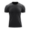 Ropa de entrenamiento Ropa deportiva de entrenamiento de manga corta para hombres Camiseta suelta de media manga para correr Camiseta transpirable de secado rápido