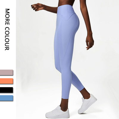 Leggings de yoga para mujer, pantalones sin costuras de entrenamiento deportivo de gimnasio al aire libre con Push Up de cintura alta personalizados