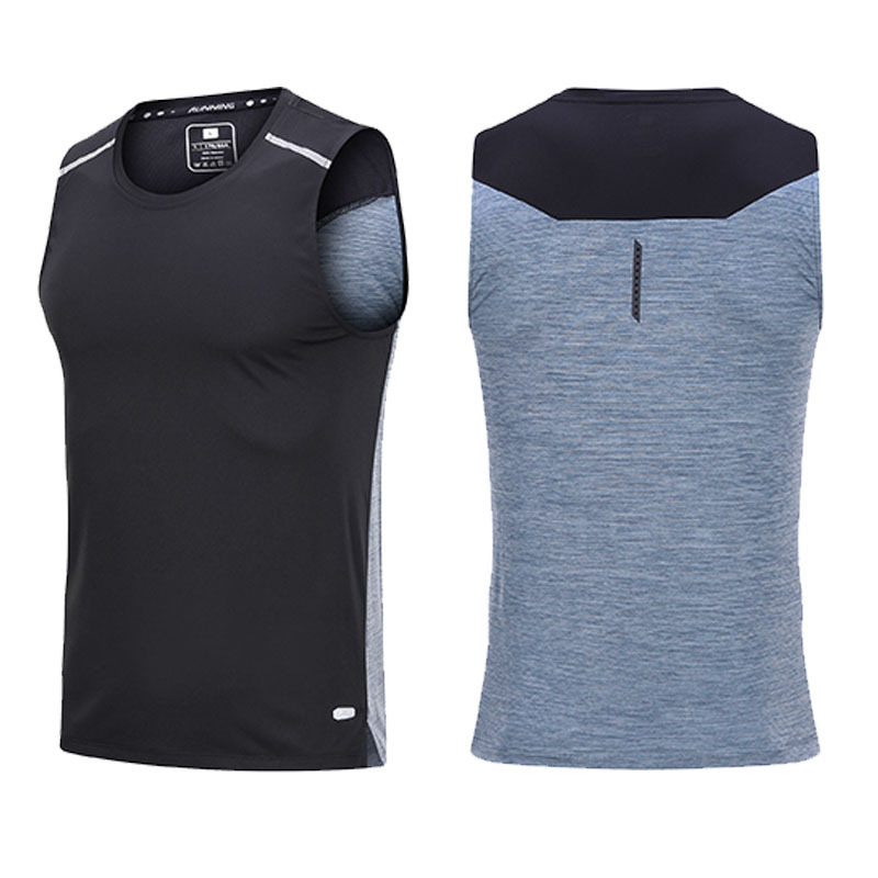 Chaleco para hombre de secado rápido para correr maratón deportivo grande para personalizar, camiseta sin mangas ligera y transpirable para ocio y fitness