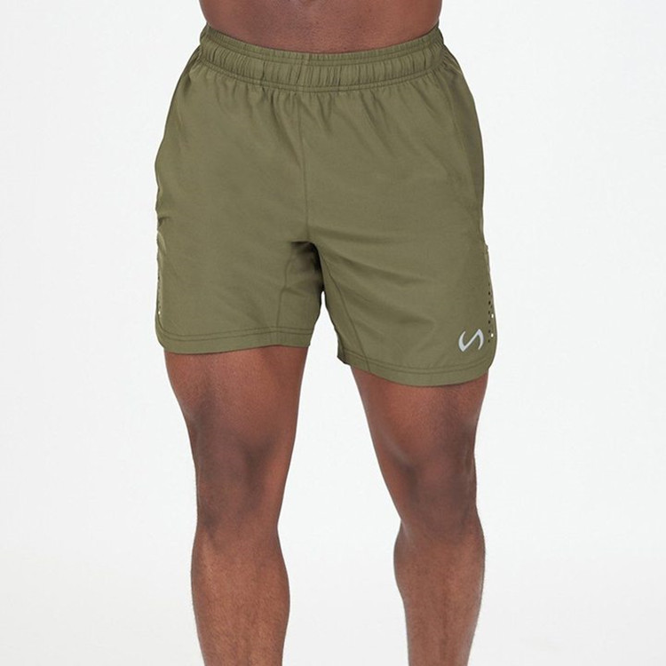 Factory Outlet Pantalones deportivos de malla Pantalones cortos casuales para hombres Pantalones deportivos para correr para hombres Pantalones de cinco puntos para entrenamiento físico