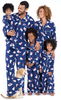 Pijamas navideños familiares de 2 piezas, pijamas navideños suaves para la familia, conjunto de pijamas a juego rojos y verdes, Jammies navideños para parejas jóvenes