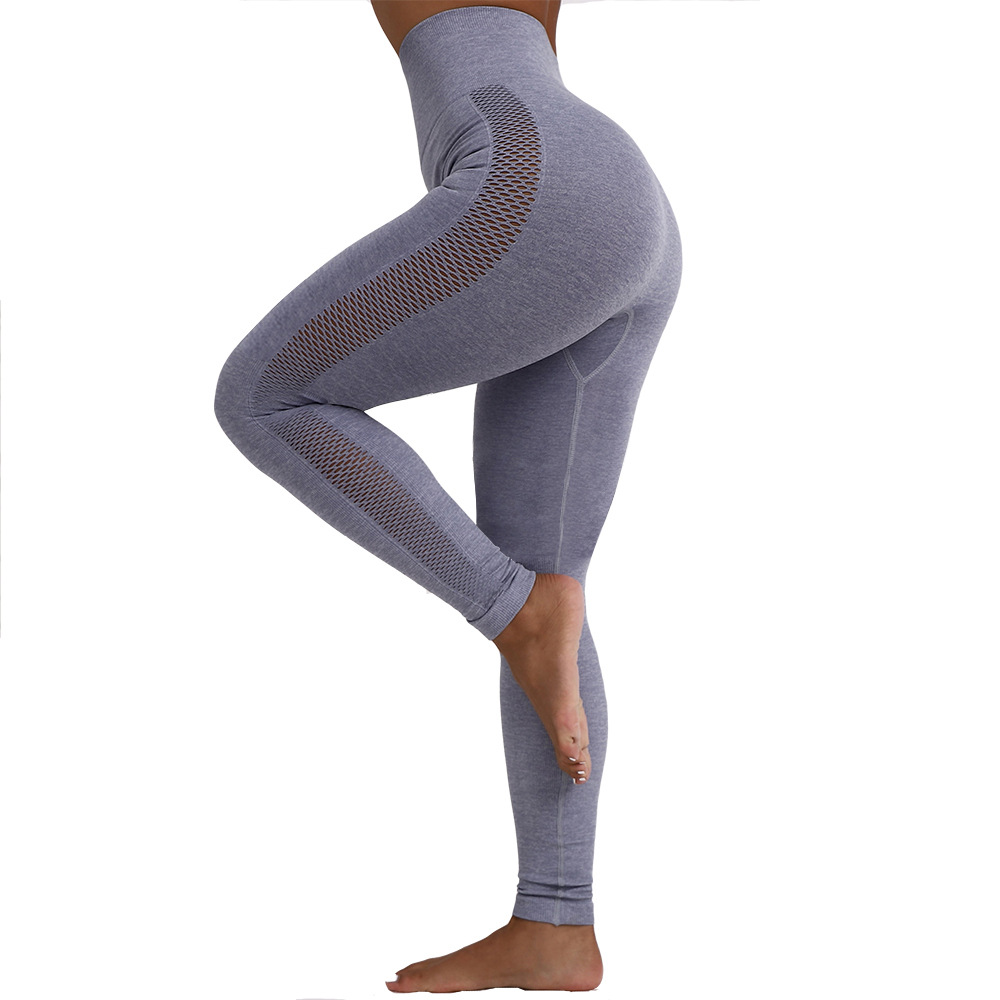 Leggings de yoga para mujer personalizados de cintura alta a tope Push Up Control de barriga Gimnasio Deportes Entrenamiento sin costuras Leggings de secado rápido