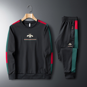 Suéter deportivo personalizado de alta calidad 2021, nuevos productos para hombres, suéter de cuello redondo con tendencia deportiva informal para hombres