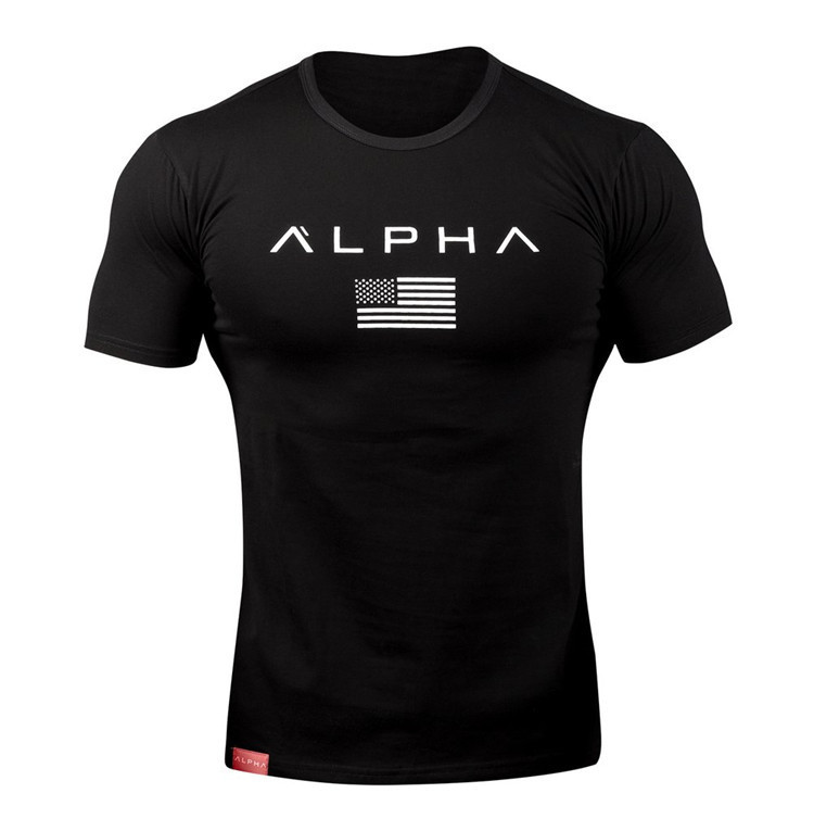 2021 nueva camiseta deportiva informal de cuello redondo de verano europeo y americano para hombre, traje de entrenamiento deportivo de manga corta para correr
