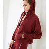 Conjuntos de yoga para mujer Trajes de entrenamiento de 4 piezas con cremallera Sujetadores sin costuras personalizados Leggings de yoga de gran tamaño de cintura alta