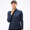 Conjuntos de yoga para correr, deportivos y deportivos personalizados para mujer, 2 piezas, entrenamiento, manga larga, atlético, con orificio para el pulgar, Crop Zip Up Tops con bolsillos Tops